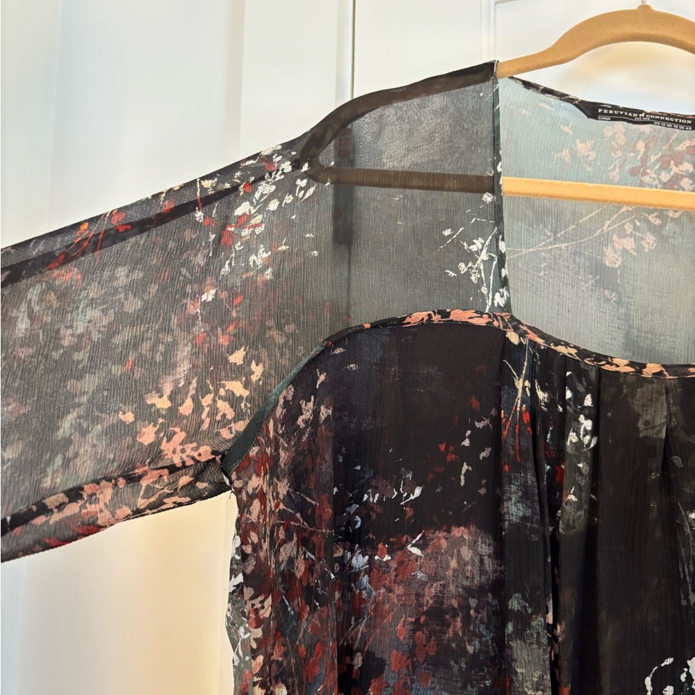 Patterned Sheer Top - image 3